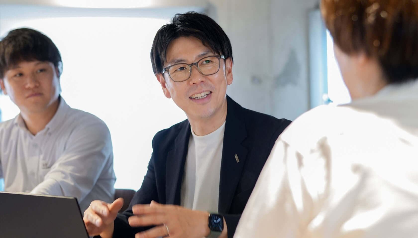 相談しやすい雰囲気づくりを大切に。